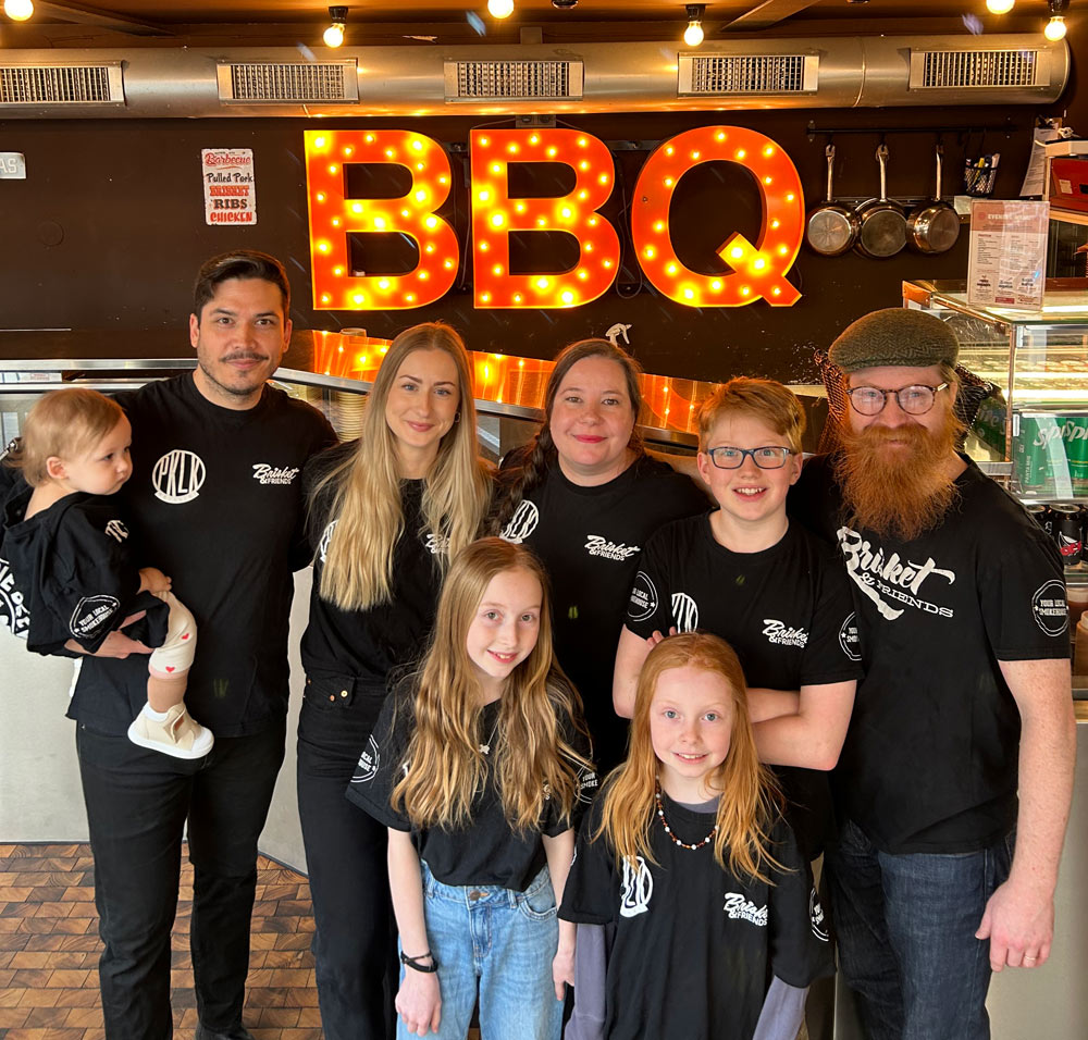 Personer på restaurangen
