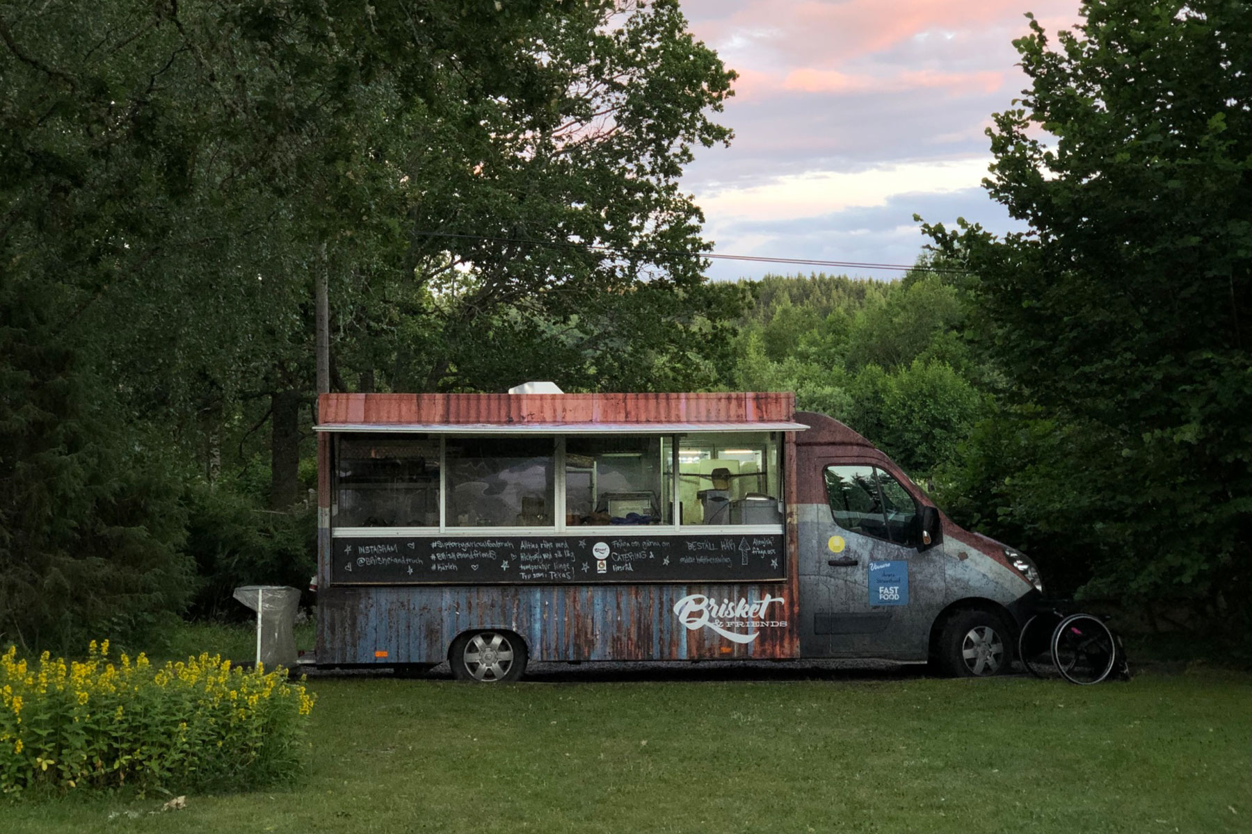 Food truck at an event