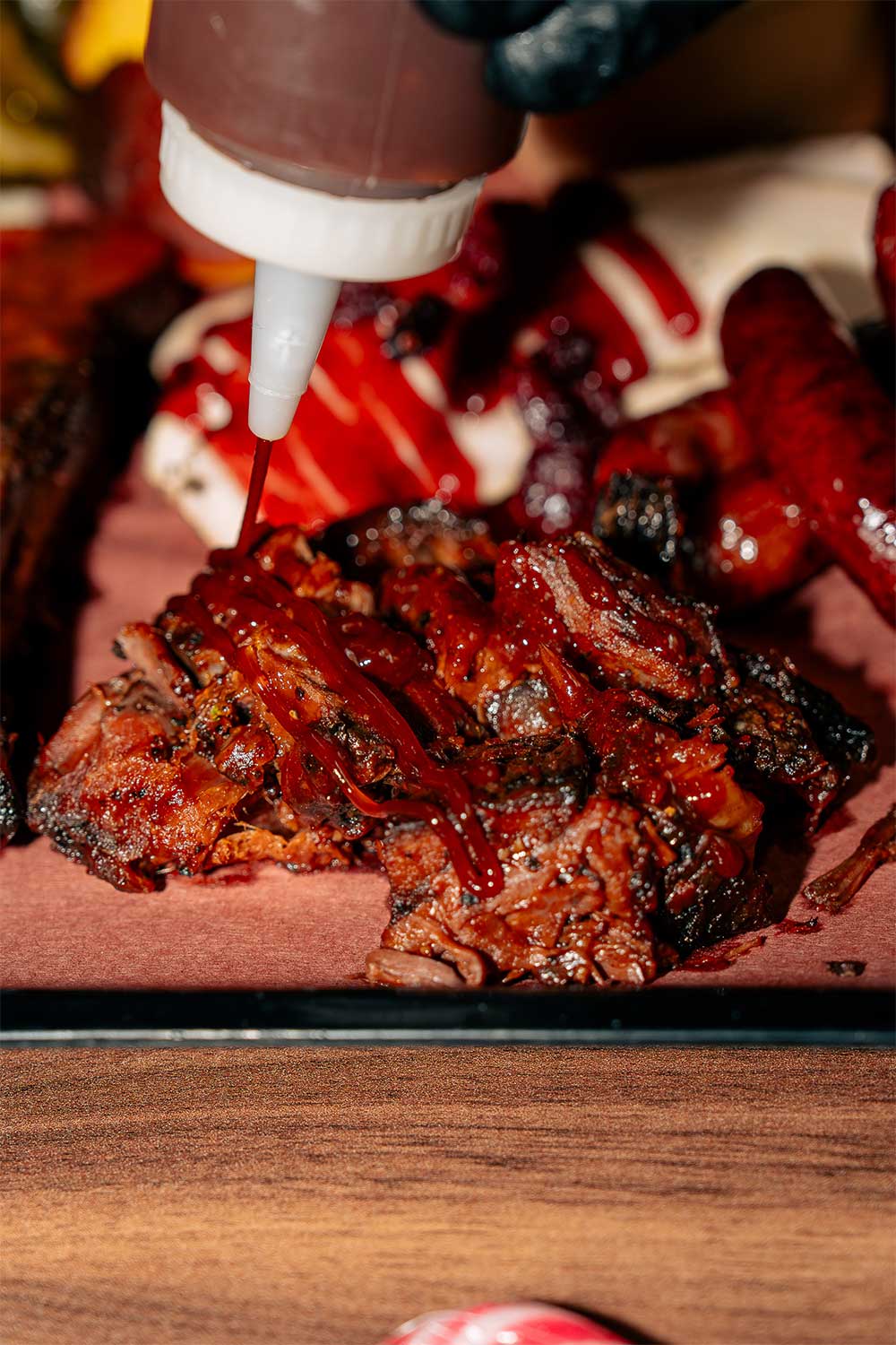 Ett uppdukat julbord